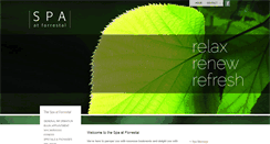 Desktop Screenshot of forrestalspa.com
